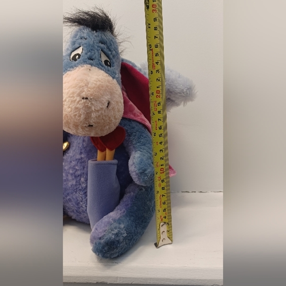Disney Store Winnie the Pooh and Eeyore Cupid Plush Set Valentine's Day Love - Picture 16 of 16